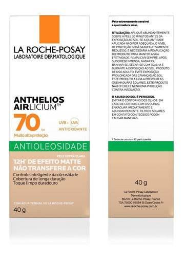 Protetor Solar Antioleosidade Fps70 Cor Clara La Roche Posay - Drogaria Poupa Centro