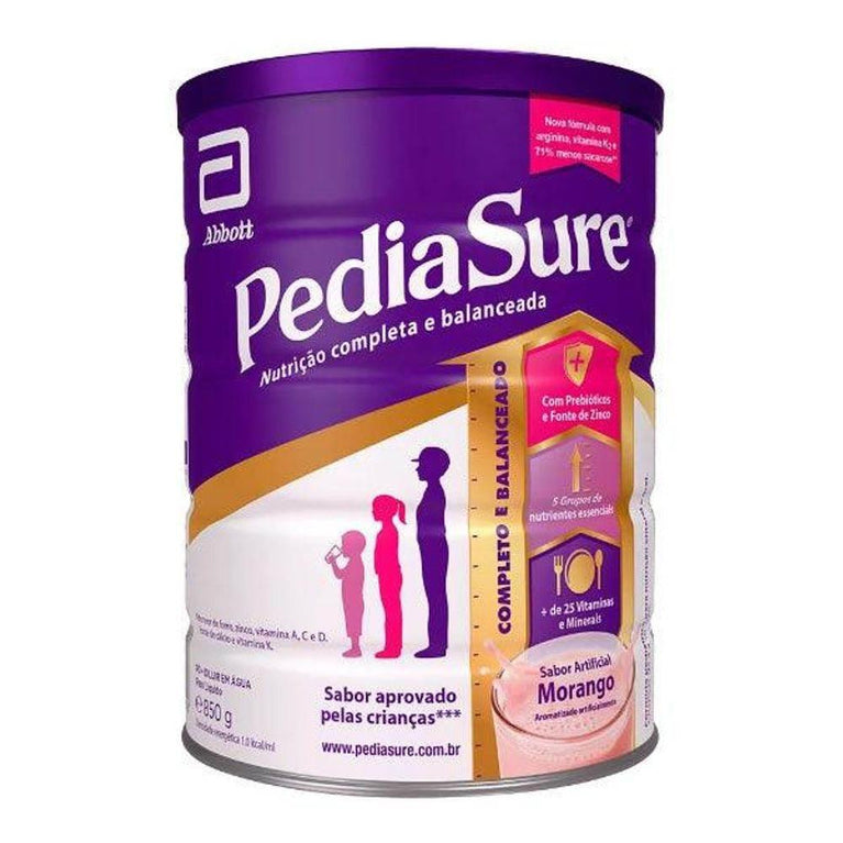Pediasure Complete Sabor Morango - 850g - Drogaria Poupa Centro