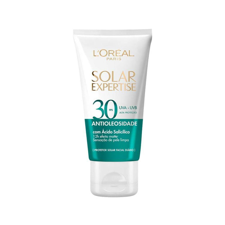 Protetor Solar Facial L'Oréal Paris Solar Expertise Antioleosidade FPS 30 - 40g - Drogaria Poupa Centro
