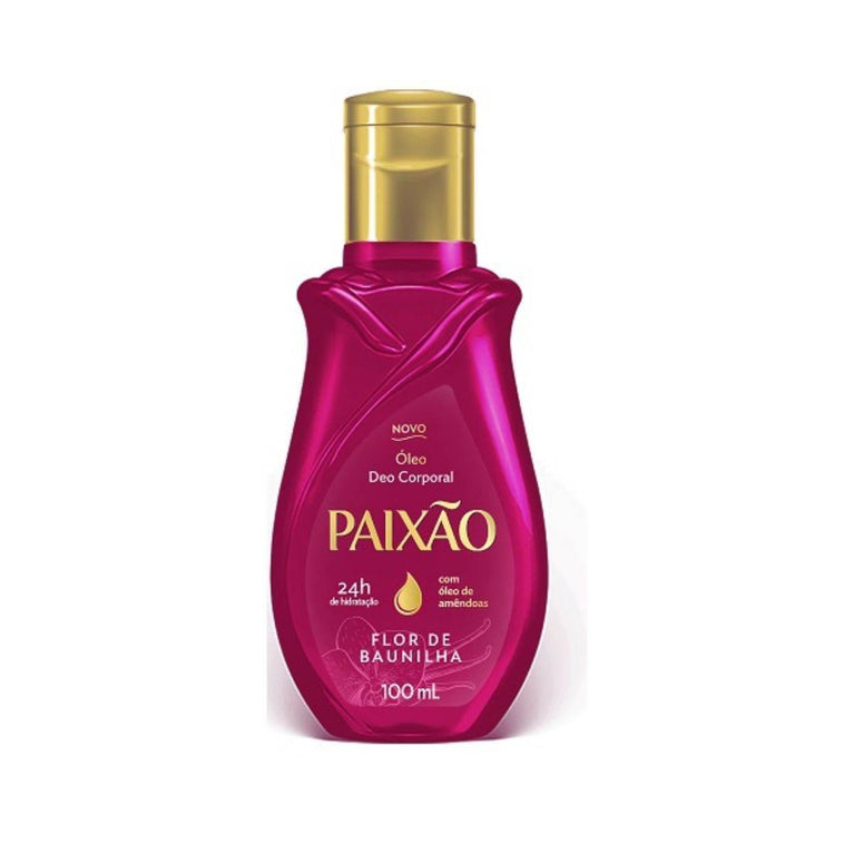 Óleo Corporal Paixão Flor de Baunilha Com 100ml - Drogaria Poupa Centro