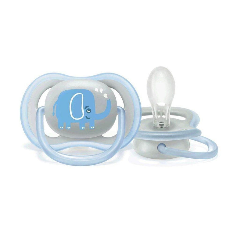 Chupeta Avent Ultra Air Azul 6 a 18 Meses Decorada - Drogaria Poupa Centro