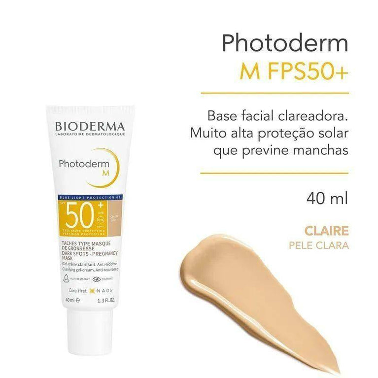 Protetor Solar Photoderm M Pl Clara Fps50+ 40Ml - Drogaria Poupa Centro