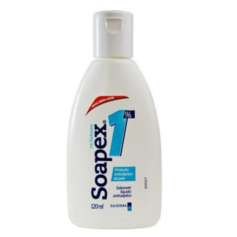 Sabonete Soapex 1% Líquido - 120ml - Drogaria Poupa Centro