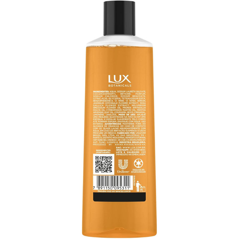 Sabonete Liquido Corporal Gardênia e Óleo de Amêndoas 250ml