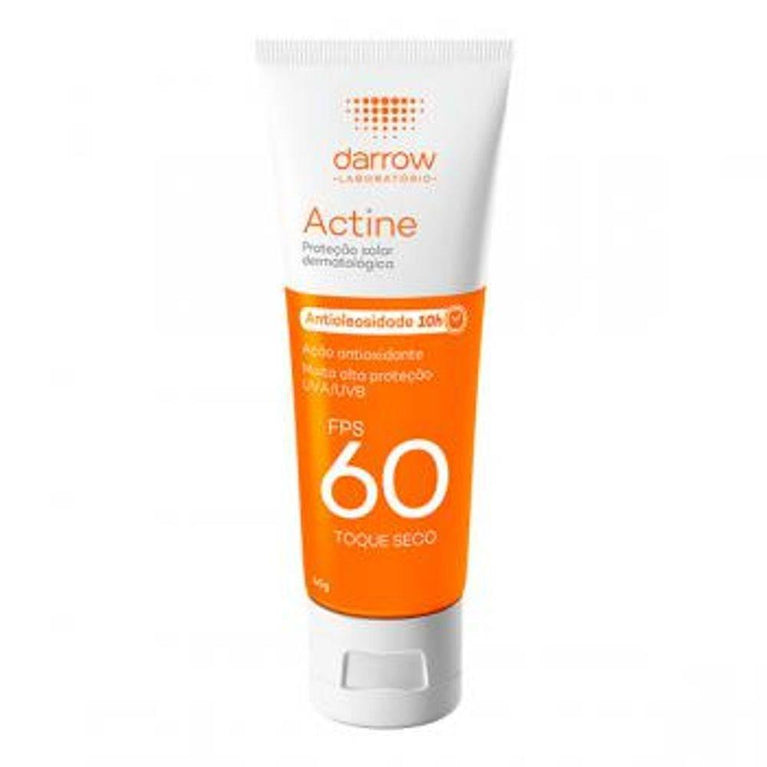 Protetor Solar Facial Sem Cor Actine FPS 60 - 40g - Drogaria Poupa Centro
