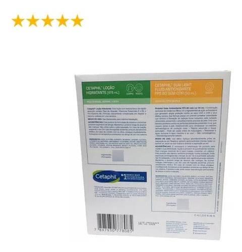 Kit Cetaphil Loção Hidratante 473ml + Sunlight Fps 60 50ml - Drogaria Poupa Centro