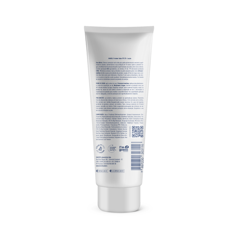 Protetor Solar Corporal Anasol FPS 75 Loção 120g VALIDADE 12/2026
