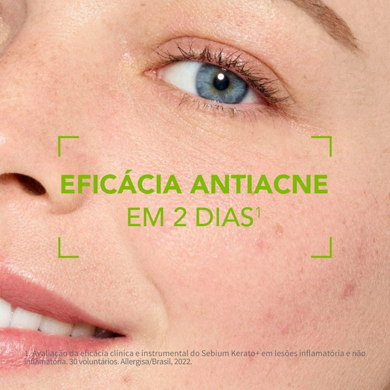 Gel Creme Antiacne Sebium Kerato+ 30ml Bioderma Momento De Aplicação Dia/noite Tipo De Pele Oleosa - Drogaria Poupa Centro
