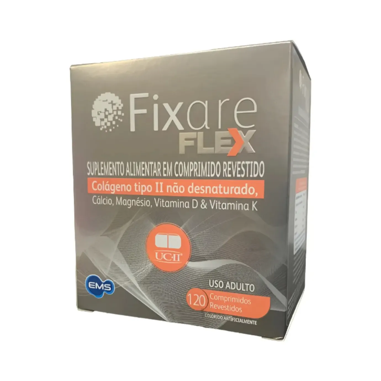 Fixare Flex Cálcio + Colágeno Com 120 Comprimidos