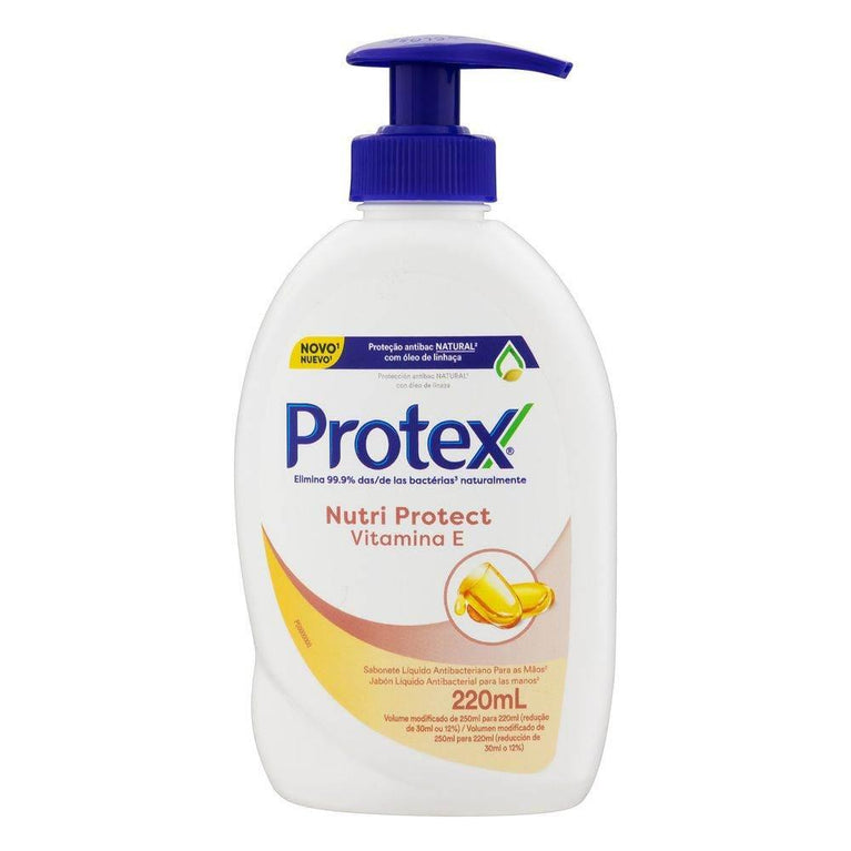 Sabonete Líquido Protex Antibacteriano Vitamina E - 220ml - Drogaria Poupa Centro