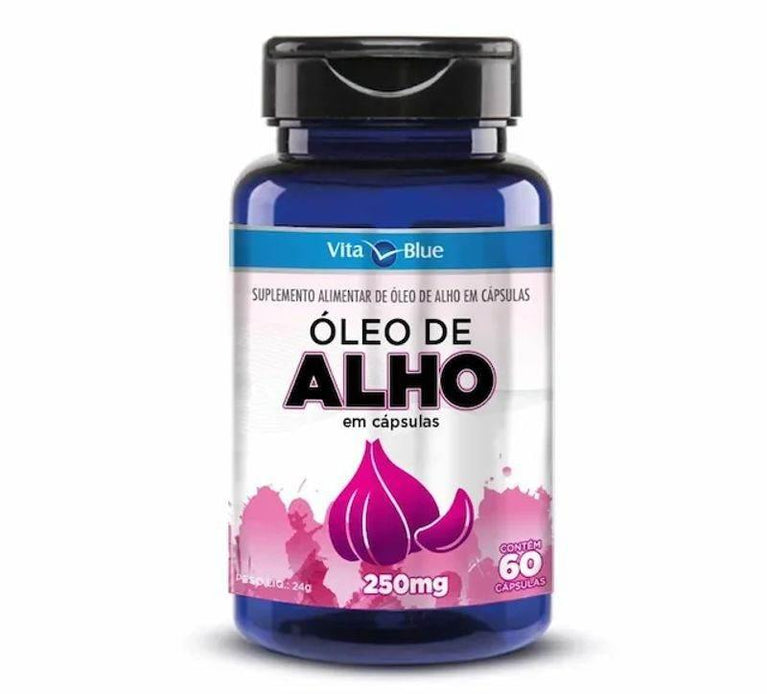 Oleo De Alho 250Mg 60'S Vita Blue - Drogaria Poupa Centro