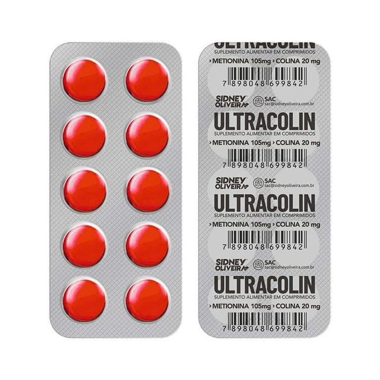 Ultracolin - 10 Comprimidos Sidney Oliveira - Drogaria Poupa Centro