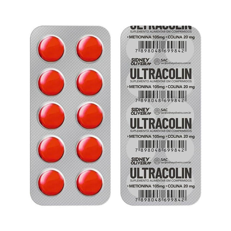 Ultracolin - 10 Comprimidos Sidney Oliveira - Drogaria Poupa Centro
