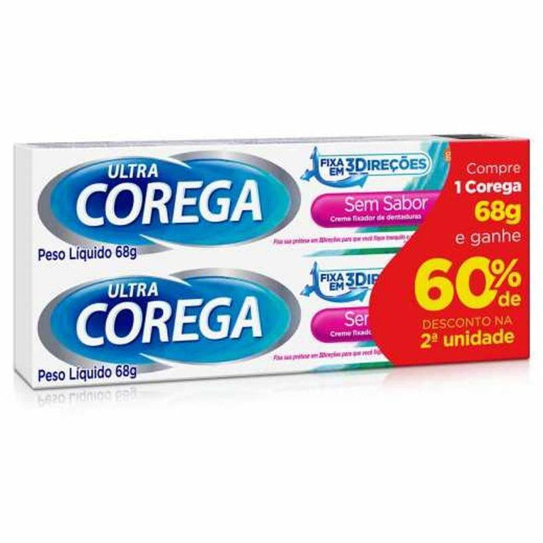 Corega Ultra Kit 68G C/2 - Drogaria Poupa Centro