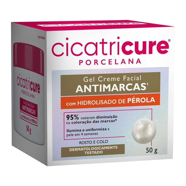 Cicatricure Porcelana Cr Fac 50G: Clareia Manchas e Uniformi