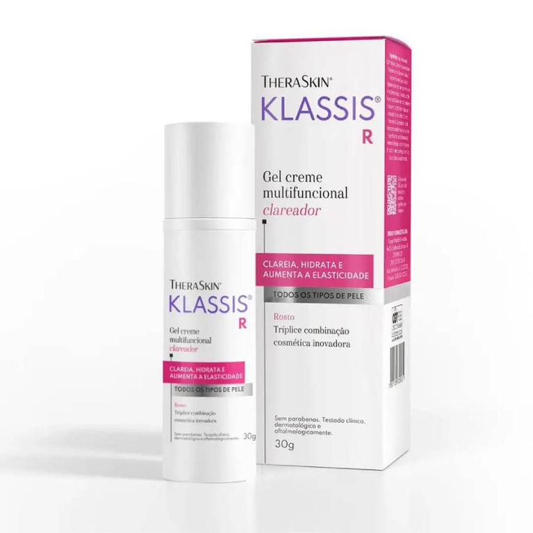 Gel Creme Facial Multifuncional Theraskin Klassis R Clareador 30g