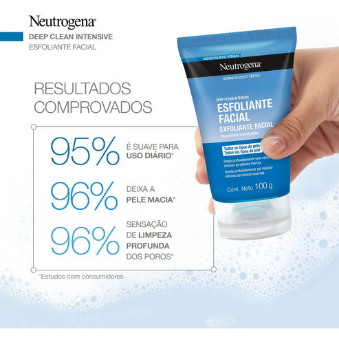 Esfoliante Facial Neutrogena Deep Clean Energizing em Gel com 100g