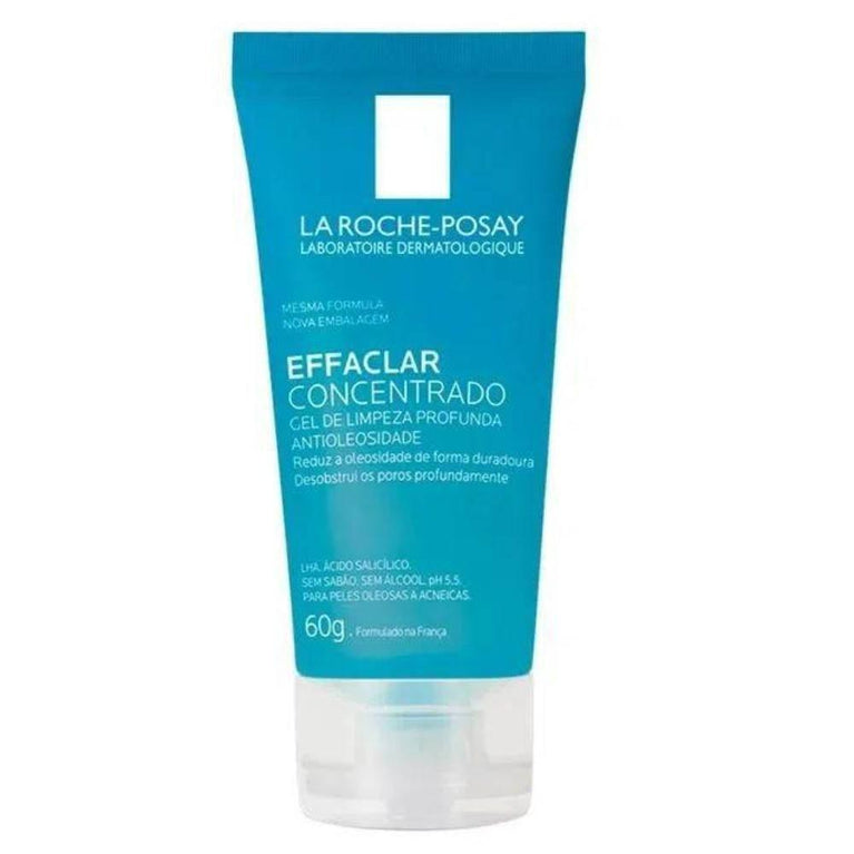 Gel de Limpeza Facial Concentrado La Roche-Posay Effaclar Pele Oleosa Com 60g - Drogaria Poupa Centro