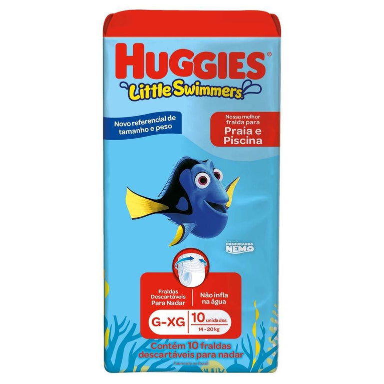 Fralda Huggies Pants Little Swimmers G/Xg Reg 10 Fraldas - Drogaria Poupa Centro
