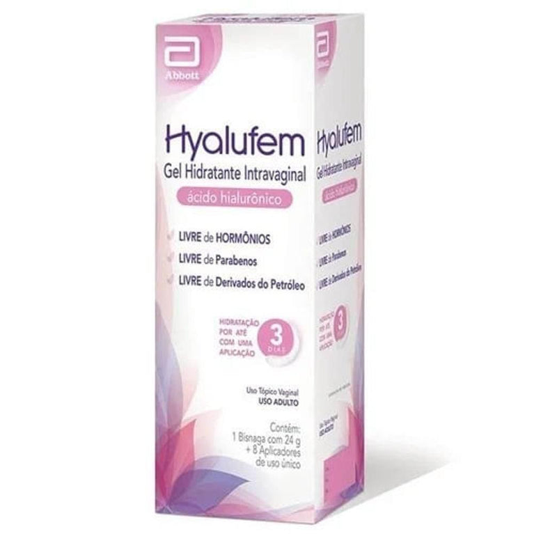 Hyalufem Gel Vaginal - 24G + 8 Aplicadores - Drogaria Poupa Centro