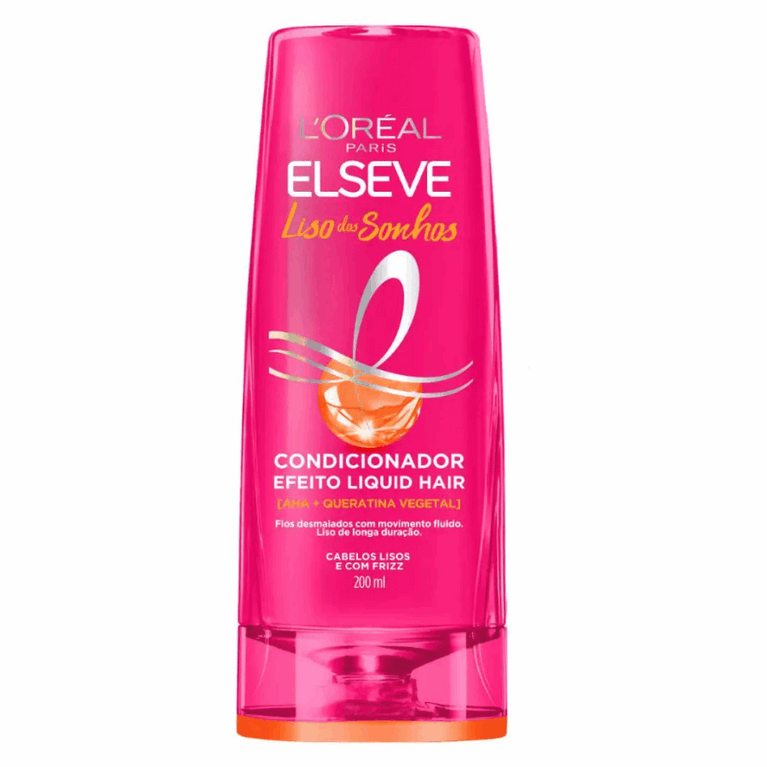 Condicionador Elseve Liso dos Sonhos 200ml - Cabelos Lisos