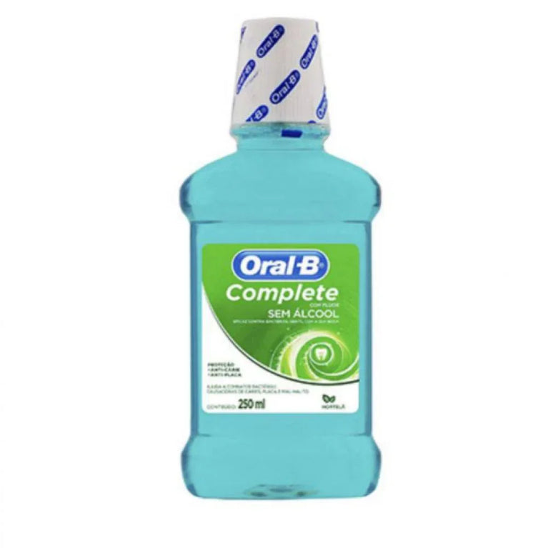 Enxaguante Bucal Hortelã Oral-B Complete - 250ml - Drogaria Poupa Centro