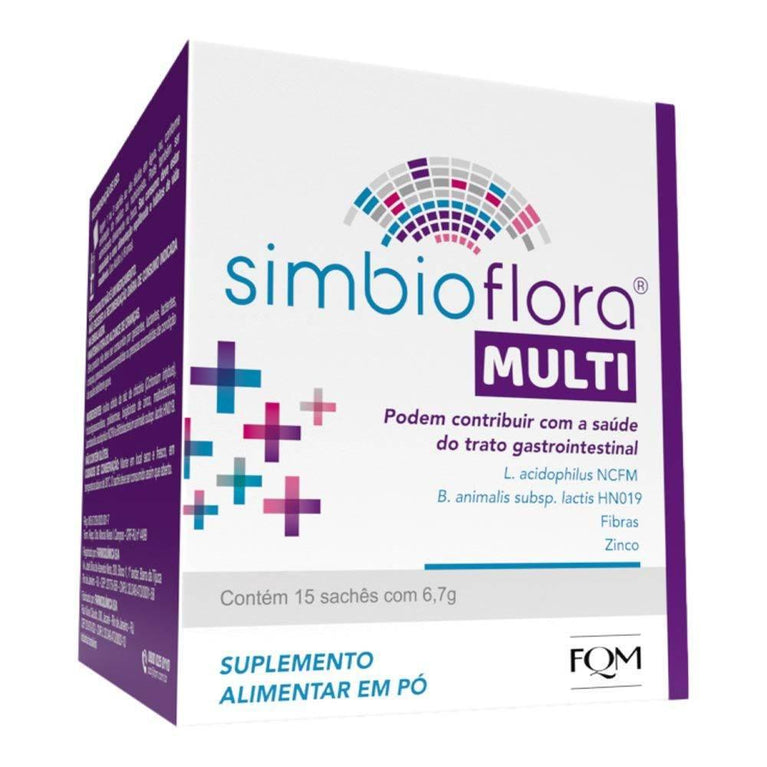 Suplemento Simbioflora Multi - 15 Sachês com 6,7G - Drogaria Poupa Centro