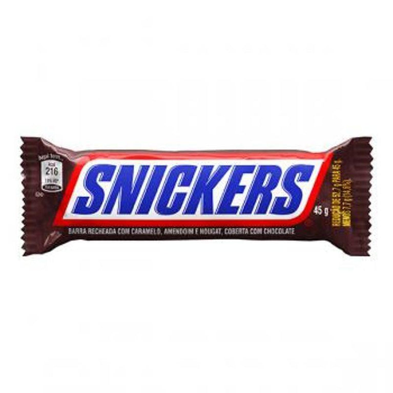 Chocolate Snickers 45G - Drogaria Poupa Centro