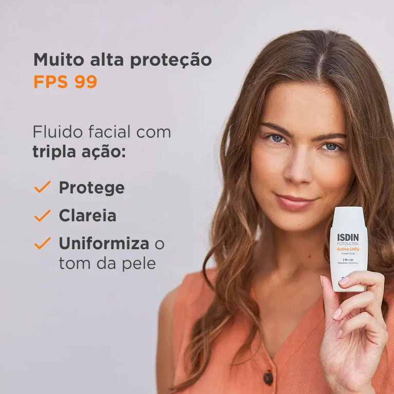 Clareador Facial Isdin Active Unify com 50ml
