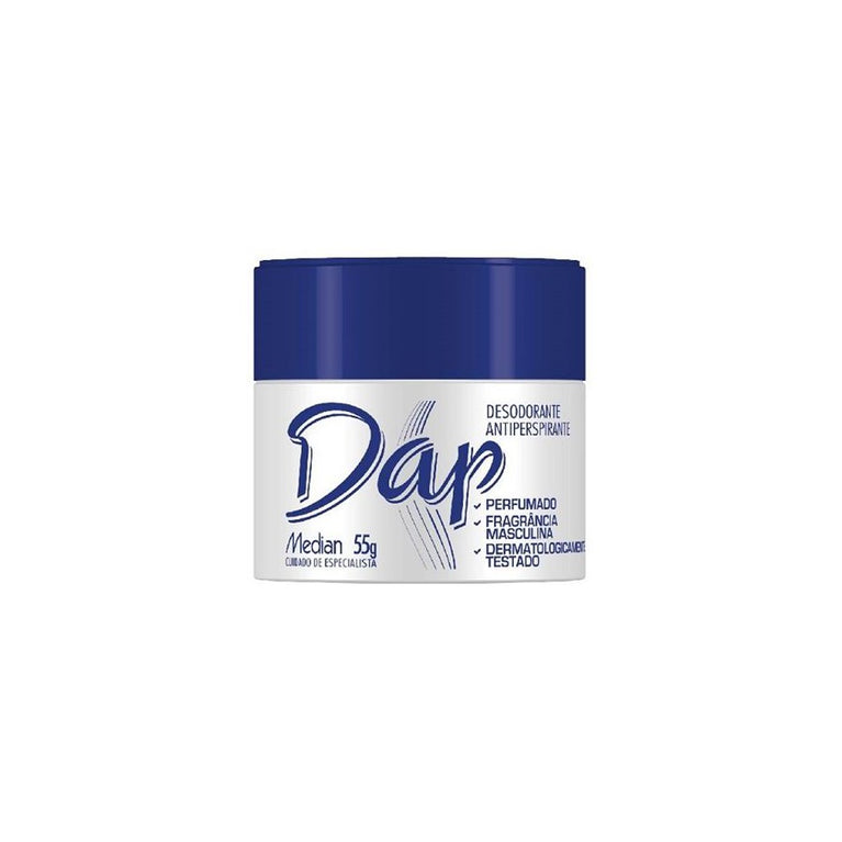 Desodorante Antitranspirante Creme Dap Perfume Masculino 55g