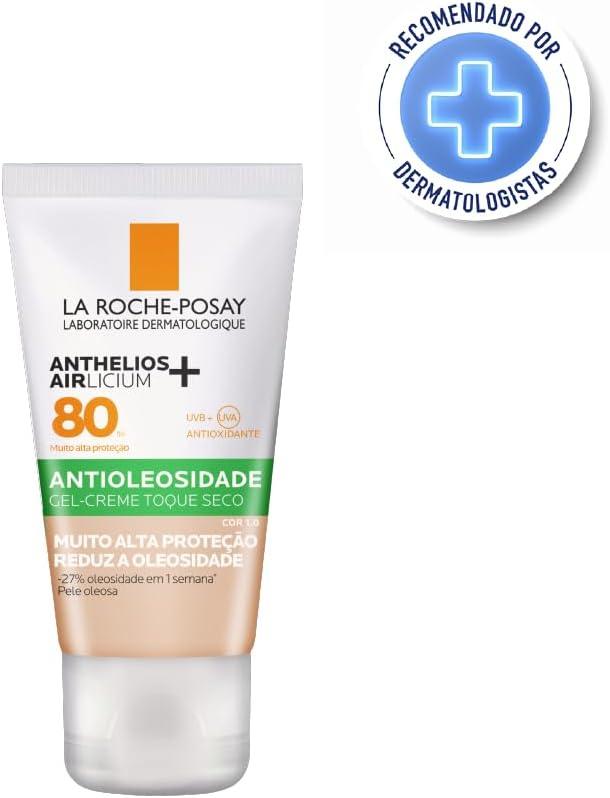 Protetor Solar Facial Anthelios Airlicium+ La Roche-Posay FPS 80 Cor 1.0 40G
