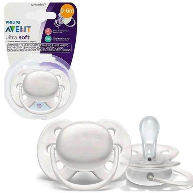 Chupeta Avent Ultra Soft 0-6 M - Drogaria Poupa Centro