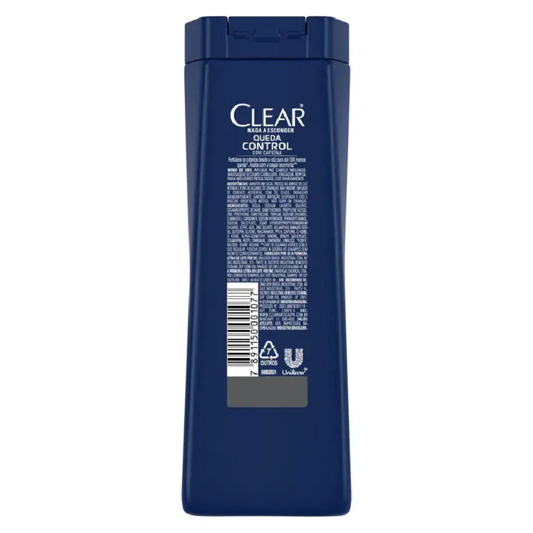 Shampoo Clear Men Queda Control Anticaspa 200ml