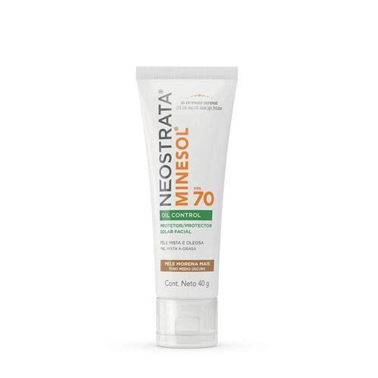 Protetor Solar Facial NeoStrata Minesol Oil Control FPS 70 Médio Escuro 40g