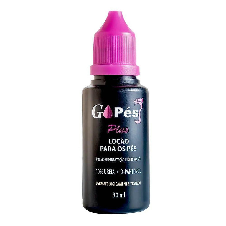 Loção Hidratante para os Pés - Go Pés Loção 30ml - GO LOG - Drogaria Poupa Centro