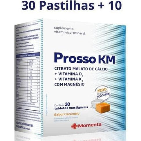 Prosso Km 30 Tabletes Momenta + 10 Tabletes Brinde - Drogaria Poupa Centro