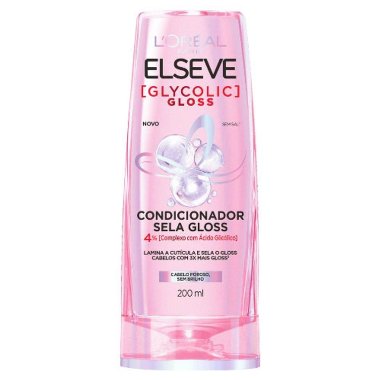 Condicionador Elseve Glycolic Gloss 200ml - Drogaria Poupa Centro