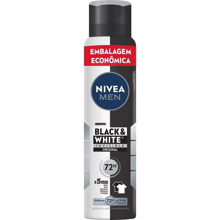 Des Nivea Aer Inv Blc&Wht 200Ml: Antitranspirante Antimancha