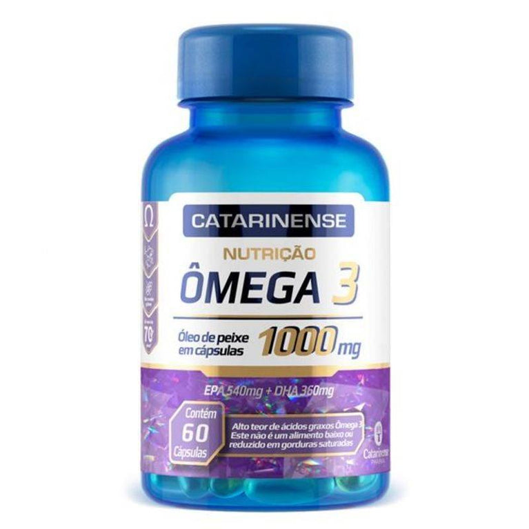 Omega 3 1000Mg 60 Cápsulas Catarinense - Drogaria Poupa Centro