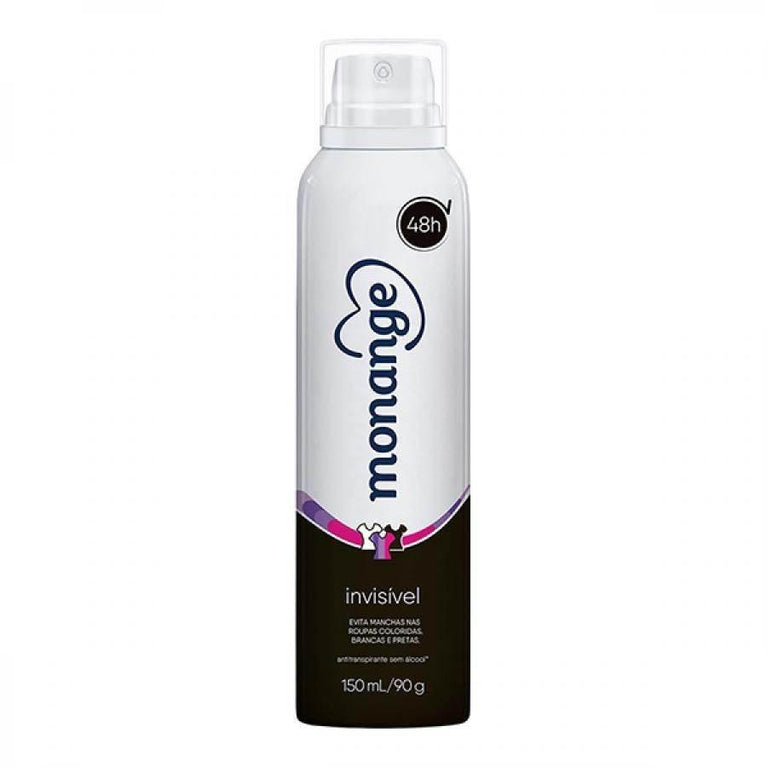 Desodorante Monange Aerosol Anti-Invisible 90g - Drogaria Poupa Centro