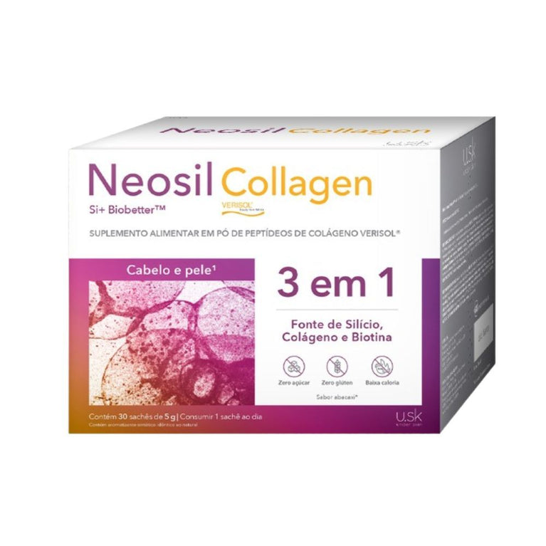 Colágeno Neosil Collagen Cabelos e Pele 30 Saches