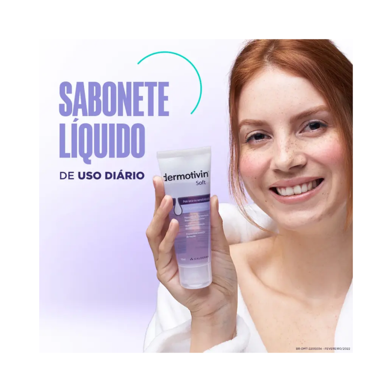 Dermotivin Soft Pele seca ou sensibilizada 70ml VALIDADE 10/2026