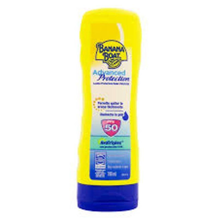 Protetor Solar Banana Boat Advanced Protection FPS 50 180ml - Drogaria Poupa Centro
