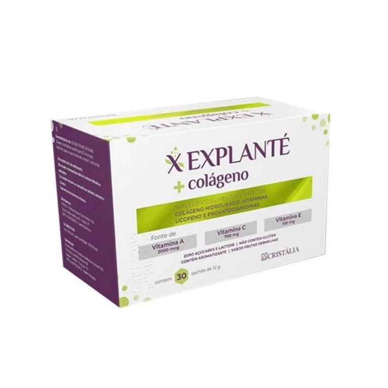 Explanté Colágeno 30 sachês 12g pó para solução de uso oral - Drogaria Poupa Centro