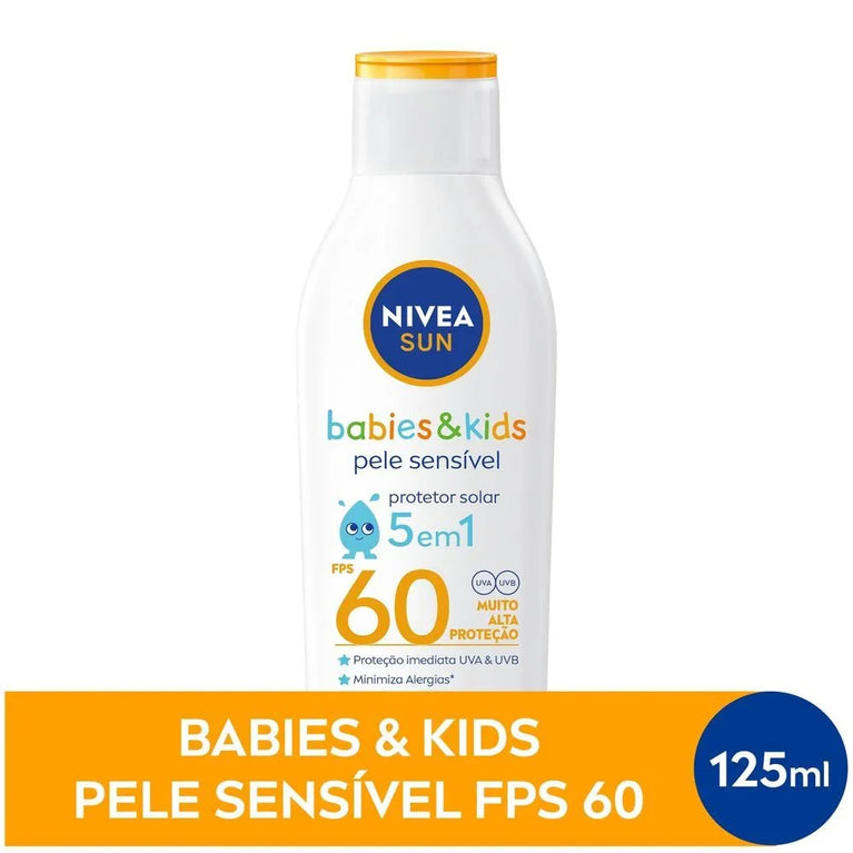 Protetor Solar Infantil Nivea FPS60 Kids
