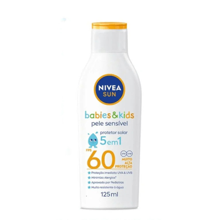 Protetor Solar Infantil Nivea FPS60 Kids