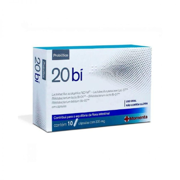 20 BI 10 cápsulas 335mg - Drogaria Poupa Centro