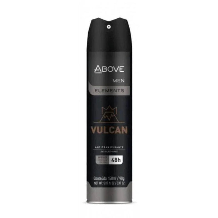Desodorante Above Aerosol Men Vulcan 150ml - Drogaria Poupa Centro