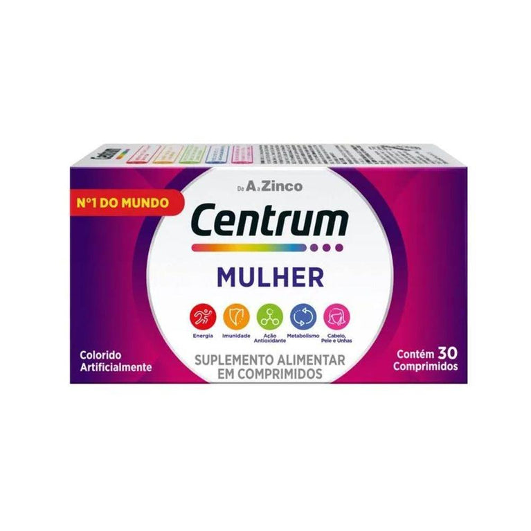 Centrum Mulher 30 Comprimidos - Drogaria Poupa Centro