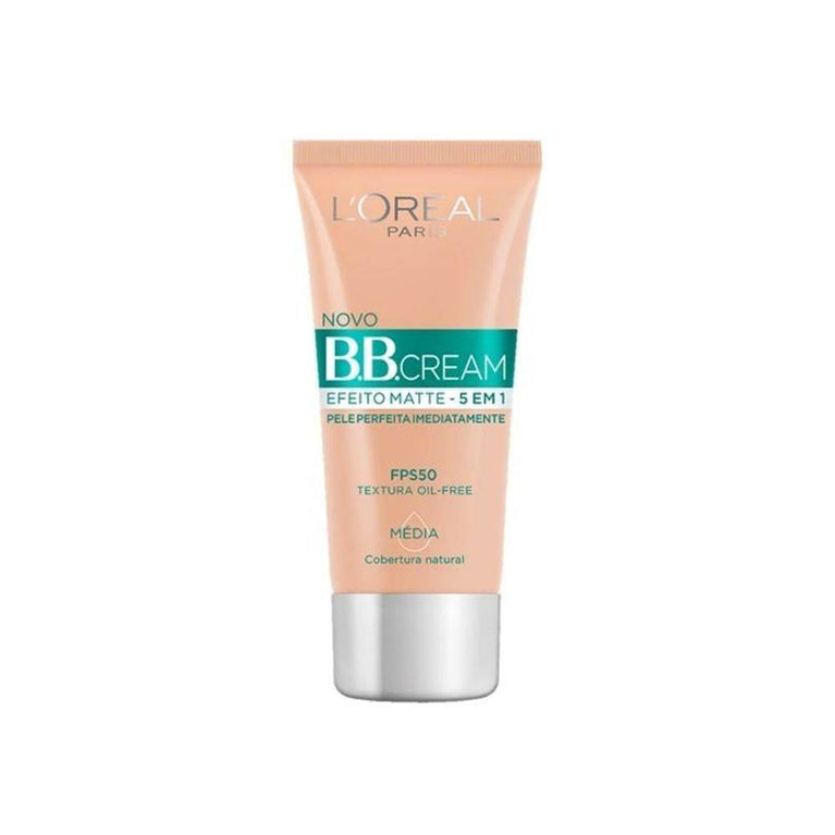 Bb Cream Loreal 30Ml Fps50 5Em1 Effeitto Matte Media - Drogaria Poupa Centro